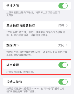 耿马苹果授权维修站分享iPhone轻点无法唤醒怎么办 