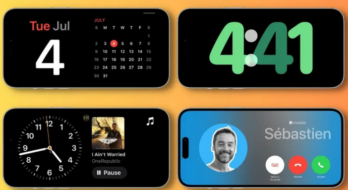 耿马苹果手机维修分享iOS17横屏充电待机显示有什么好处 