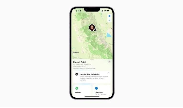 耿马苹果14维修分享iPhone14系列中 FindMy功能通过卫星分享位置方法教程 